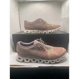 On Rosebrown/Fog Cloud 5 Women's Athletic Shoes 59.97766 Size US 8.5